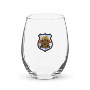 Stemless wine glass